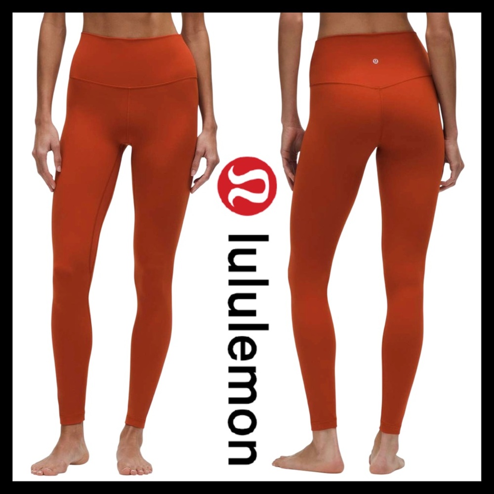 Lululemon Align High-Rise Pant 28" Leggings Autumn Rust Size (6)
